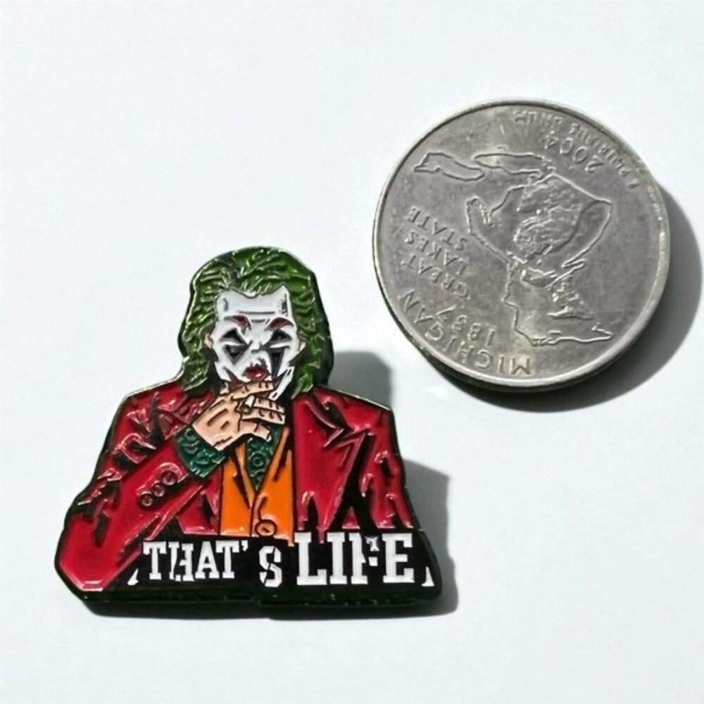 ❤️ 5/$18 - Joker Enamel Pin - Picture 2 of 2